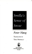 Cover of Smilla's Sense Of Snow