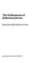Cover of The enthusiasms of Robertson Davies