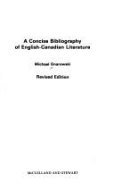 Cover of A concise bibliography of English-Canadian literature
