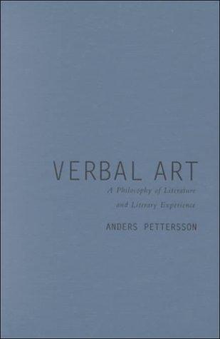 Cover of Verbal Art