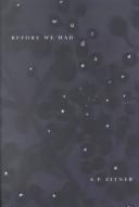 Cover of Before We Had Words (The Hugh MacLennan Poetry)