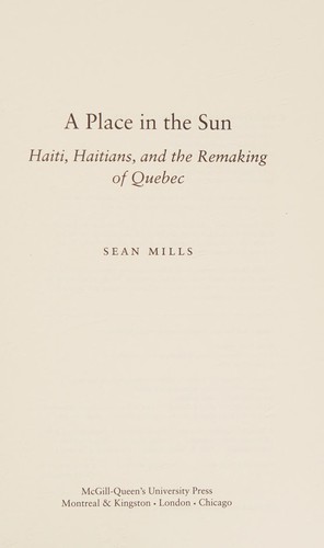 Cover of Place in the Sun