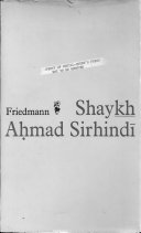 Cover of Shaykh Ahman Sirhindi