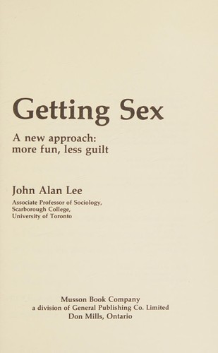 Cover of Getting Sex