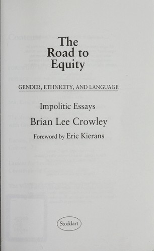 Cover of The road to equity