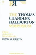 Cover of The Thomas Chandler Haliburton Symposium