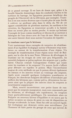 Cover of La dernière exploration