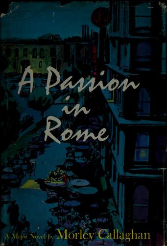 Cover of A passion in Rome