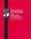 Cover of Thesaurus Dictionary of the English Language