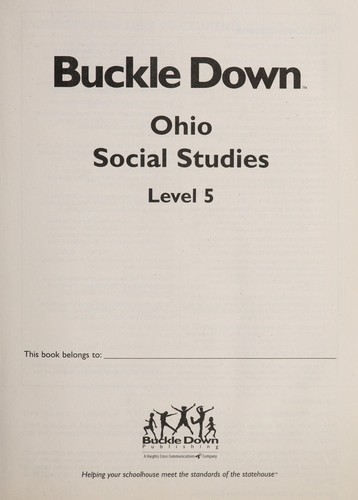 Cover of Buckle Down Ohio Achievement 5 Social Studies