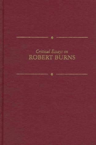Cover of Critical Essays on Robert Burns