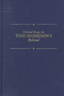 Cover of Critical essays on Toni Morrison's Beloved