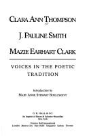 Cover of Voices in the poetic tradition
