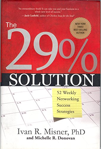 Cover of The 29% Solution: 52 Weekly Networking Success Strategies