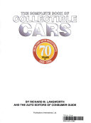 Cover of Complete Book of Collectible Cars