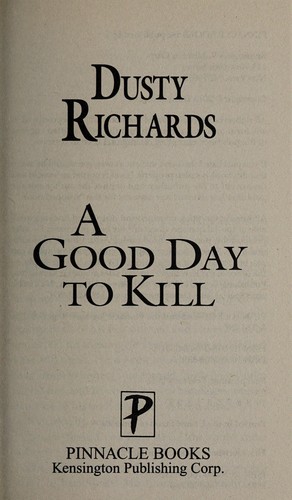 Cover of A good day to kill