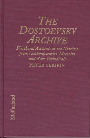 Cover of The Dostoevsky Archive