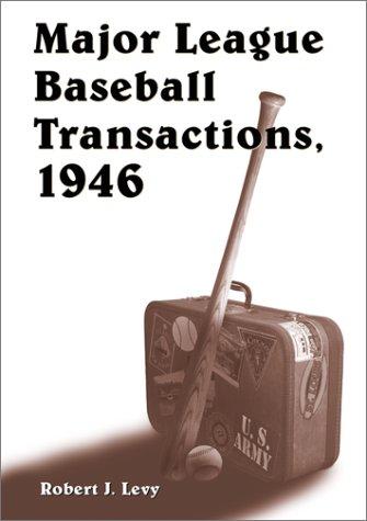 Cover of Major League Baseball Transactions, 1946