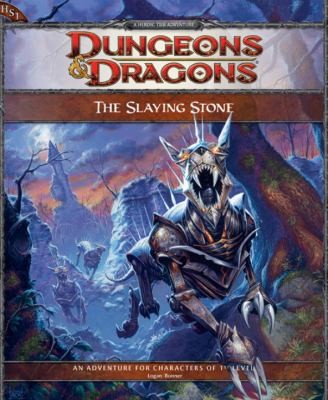 Cover of The Slaying Stone An Adventure For Characters Of 1st Level