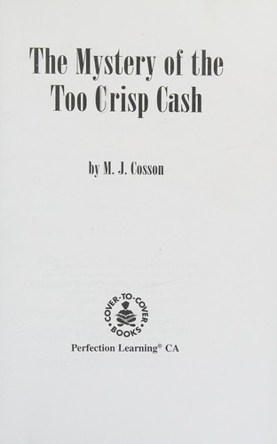 Cover of Mystery/Too Crisp Cash