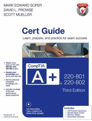 Cover of Comptia A 220801 And 220802 Authorized Cert Guide