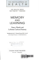 Cover of Memory and Learning