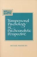 Cover of Transpersonal Psychology in Psychoanalytic Perspective (Suny Series in the Philosophy of Psychology)