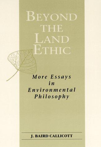 Cover of Beyond the land ethic