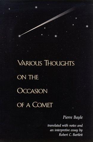 Cover of Various Thoughts on the Occasion of a Comet