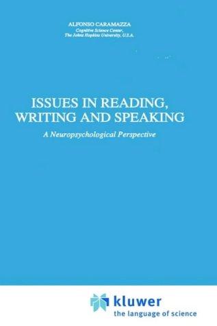 Cover of Issues in reading, writing, and speaking