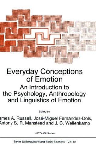 Cover of Everyday conceptions of emotion