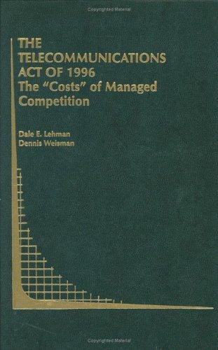 Cover of The Telecommunications act of 1996