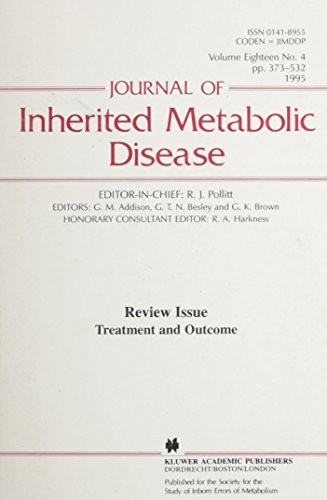 Cover of Treatment and Outcome - Journal of Inherited Metabolic Disease 18:4, 1995