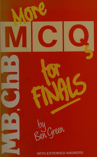 Cover of More MCQs for finals