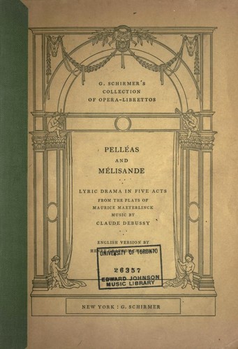 Cover of Pelléas et Mélisande