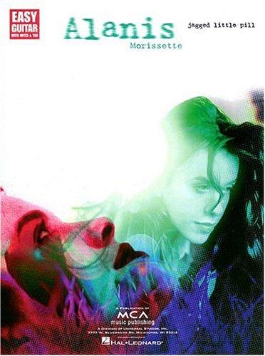 Cover of Alanis Morissette Jagged Little Pill For Easy Guitar W/Tab