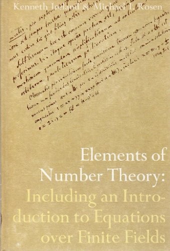 Cover of Elements of number theory