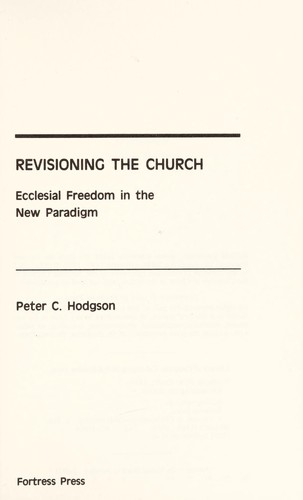 Cover of Revisioning the church