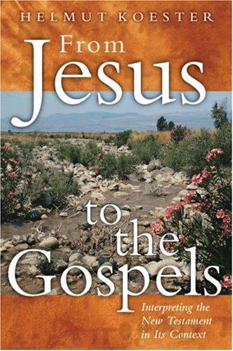 Cover of From Jesus to the gospels