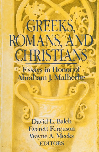 Cover of Greeks, Romans, and Christians