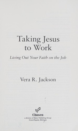 Cover of Taking Jesus to work