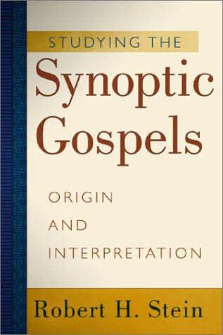 Cover of Studying the Synoptic Gospels,