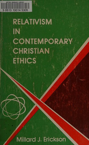 Cover of Relativism in contemporary Christian ethics