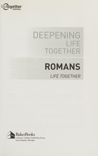 Cover of Romans