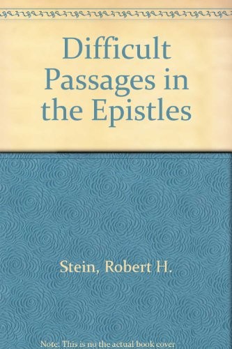 Cover of Difficult passages in the Epistles