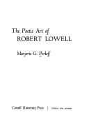 Cover of The poetic art of Robert Lowell