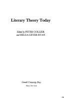 Cover of Literary theory today