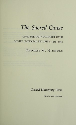 Cover of The sacred cause