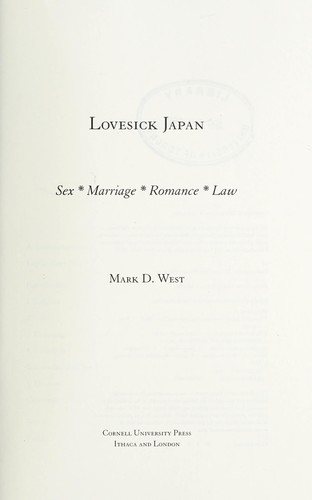 Cover of Lovesick Japan