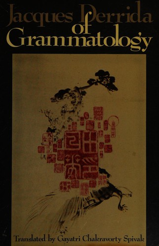 Cover of Of grammatology